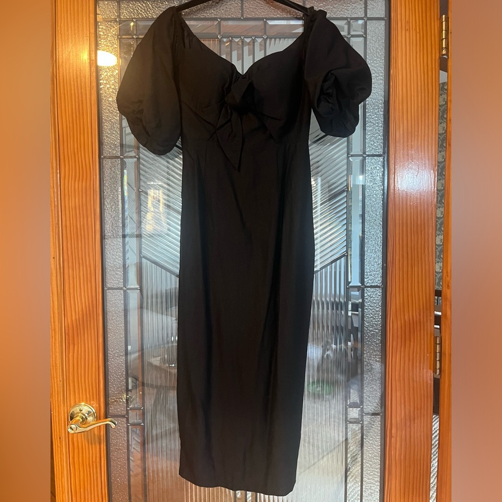 🖤NWT🖤| black midi dress